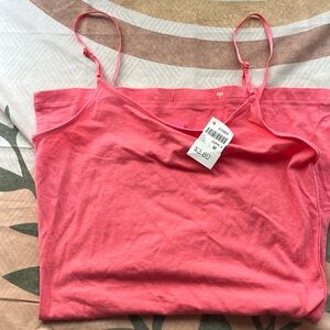 3/$10 Coral Square Neck Camisole Top
